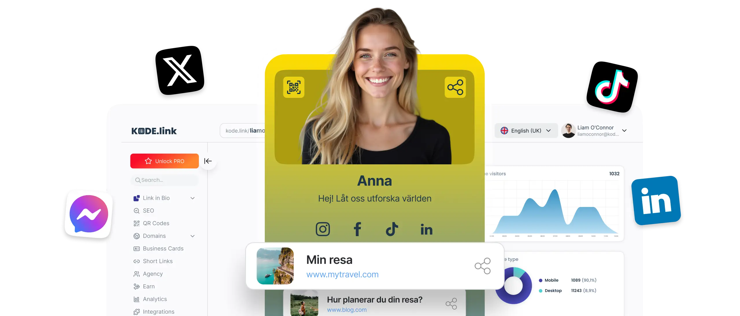 KODE.link platform preview