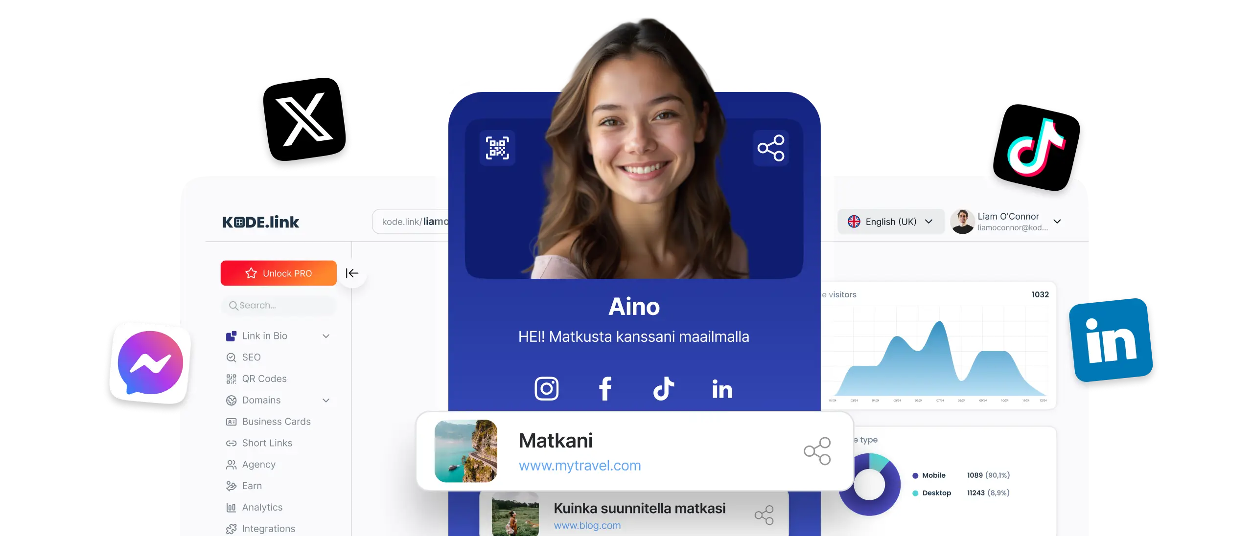 KODE.link platform preview