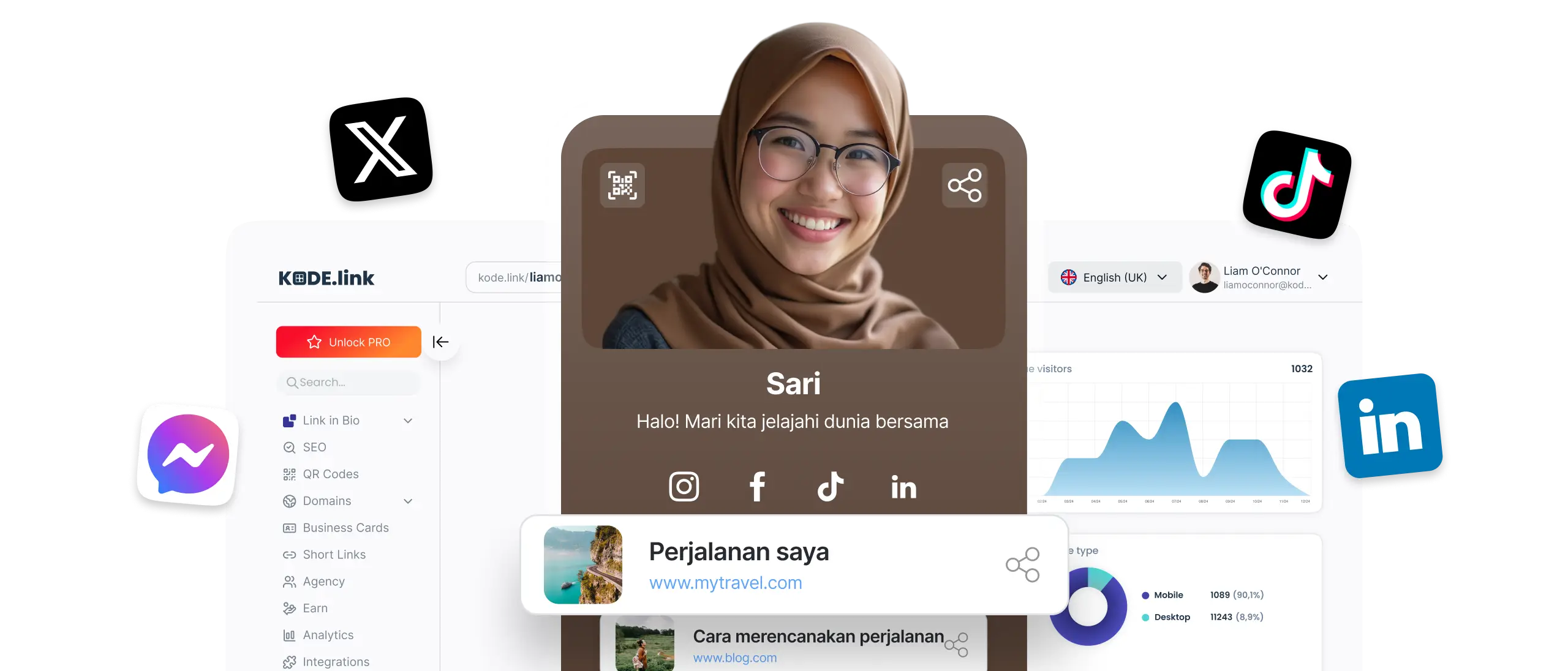 KODE.link platform preview