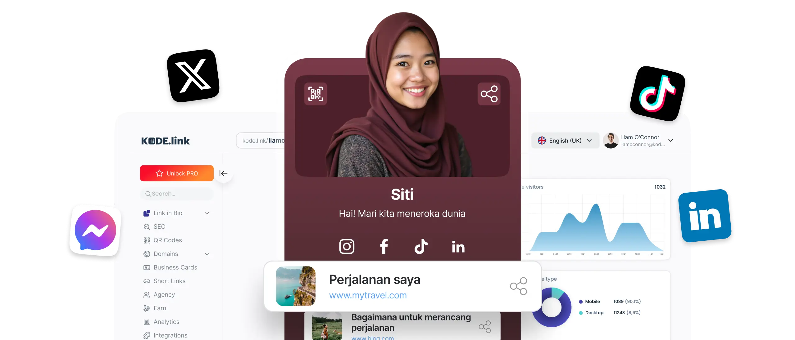 KODE.link platform preview
