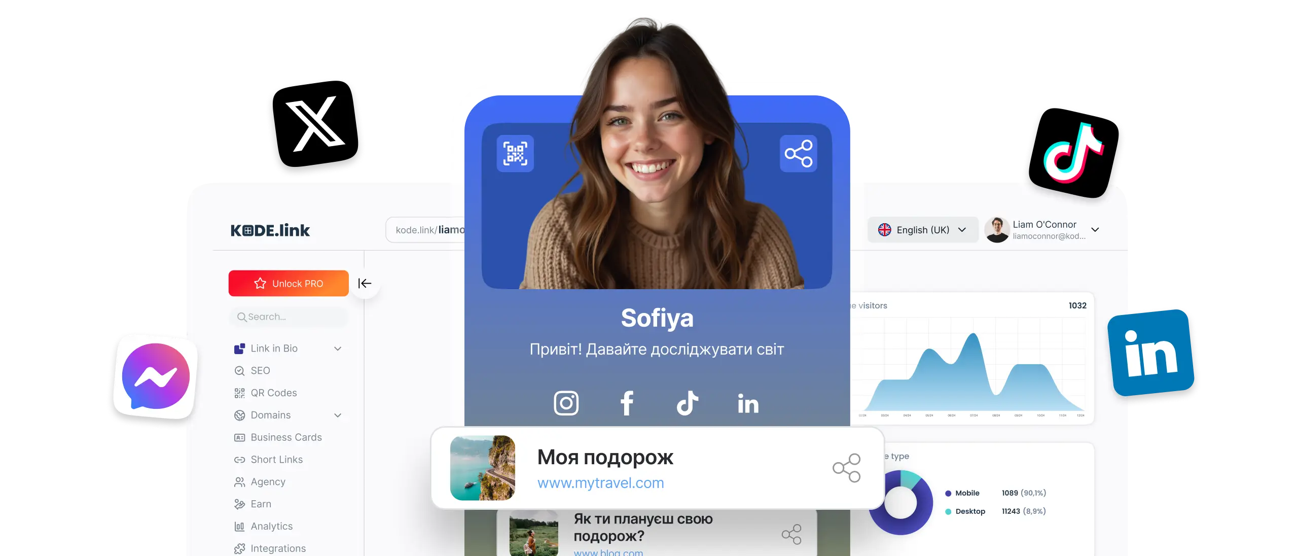 KODE.link platform preview
